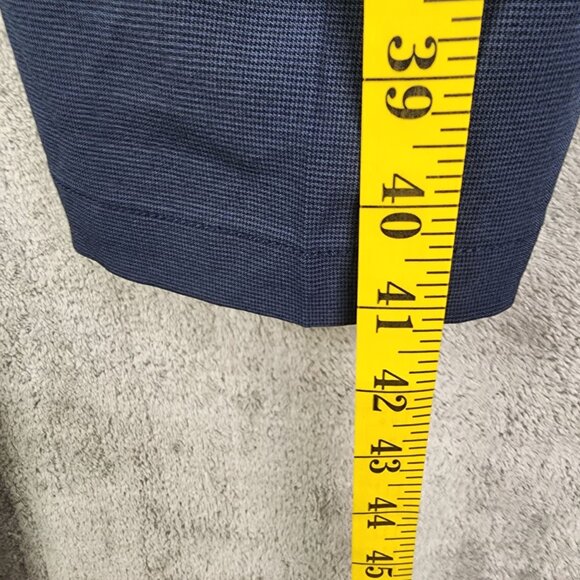 Mens Blue Greg Norman Dress Pants Straight Chino Golf Flat Front Size 40X30 - Picture 11 of 12